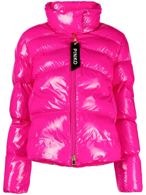 

Quilted zipped puffer jacket, PINKO Quilted zipped puffer jacket