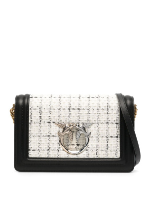 

Love Birds tweed crossbody bag, PINKO Love Birds tweed crossbody bag
