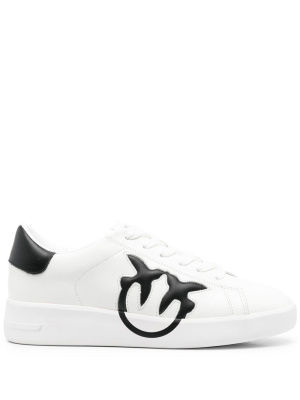 

Raised logo leather sneakers, PINKO Raised logo leather sneakers