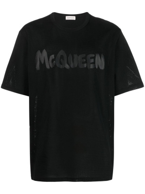 

Logo-print T-shirt, Alexander McQueen Logo-print T-shirt