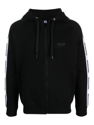 

Logo-print zip-up hoodie, Moschino Logo-print zip-up hoodie