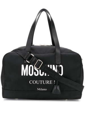 

Logo-print holdall, Moschino Logo-print holdall
