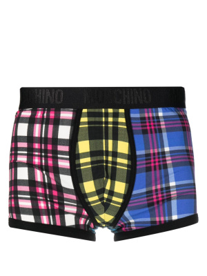 

Check-print boxer briefs, Moschino Check-print boxer briefs