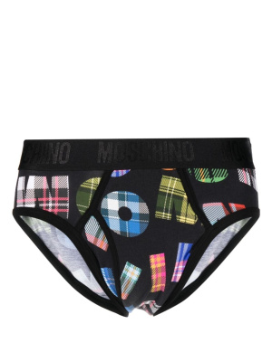 

Graphic-print boxer briefs, Moschino Graphic-print boxer briefs