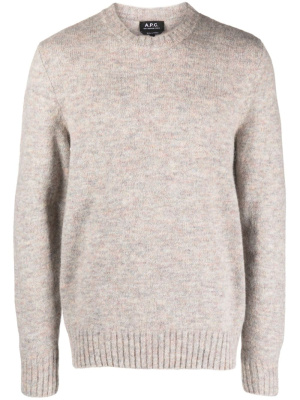 

Crew-neck wool-blend jumper, A.P.C. Crew-neck wool-blend jumper