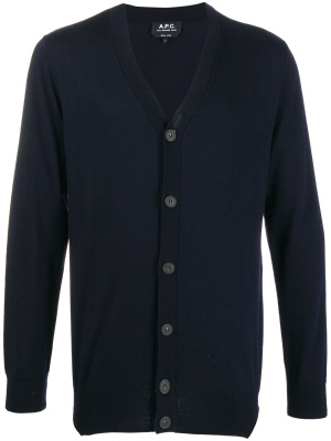 

V-neck knitted cardigan, A.P.C. V-neck knitted cardigan