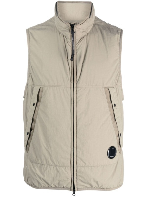 

G.D.P. Lens-detail padded gilet, C.P. Company G.D.P. Lens-detail padded gilet