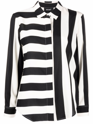 

Striped print shirt, DKNY Striped print shirt