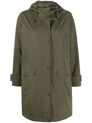 

Hooded cotton raincoat, Yves Salomon Hooded cotton raincoat