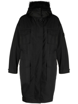 

Hooded midi parka, Yves Salomon Hooded midi parka