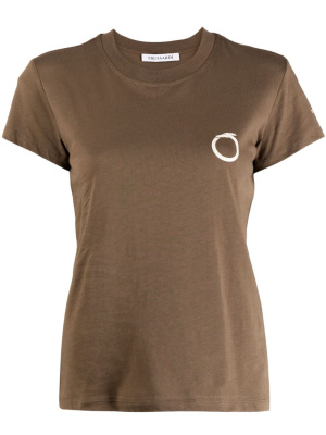 

Logo-print cotton T-shirt, Trussardi Logo-print cotton T-shirt