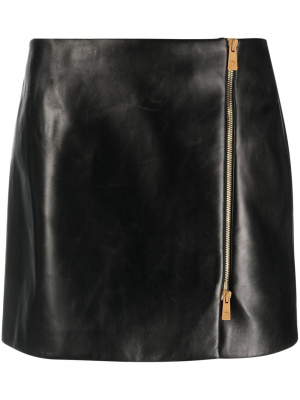 

Side-zip detail mini skirt, Versace Side-zip detail mini skirt