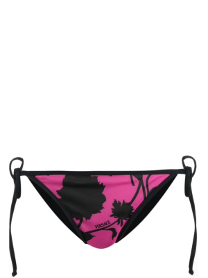 

Palm tree-print bikini bottoms, Versace Palm tree-print bikini bottoms