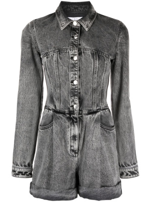 

Tilli fadded denim playsuit, IRO Tilli fadded denim playsuit