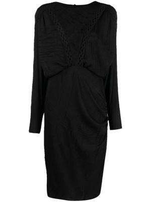 

Nicoa shoulder-padded midi dress, IRO Nicoa shoulder-padded midi dress