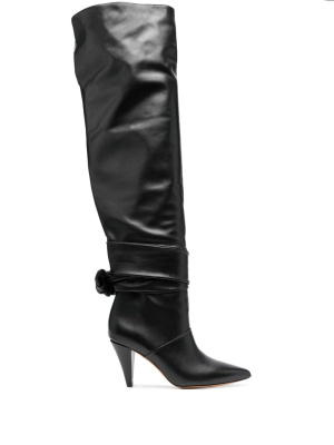 

90mm leather knee-high boots, IRO 90mm leather knee-high boots