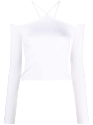 

Grenade off-shoulder cropped top, IRO Grenade off-shoulder cropped top