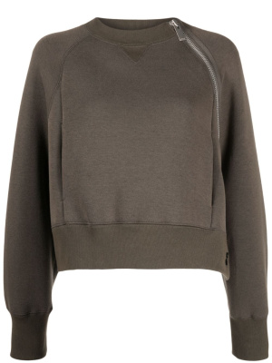 

Sponge zipped sweatshirt, Sacai S Sponge zipped sweatshirt