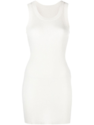 

Sleeveless ribbed minidress, Sacai Sleeveless ribbed minidress