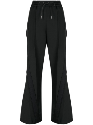 

Stripe-detail flared trousers, Sacai Stripe-detail flared trousers