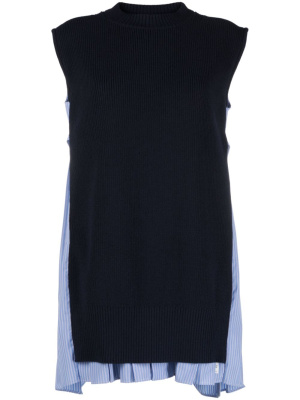 

Colour-block panelled minidress, Sacai Colour-block panelled minidress