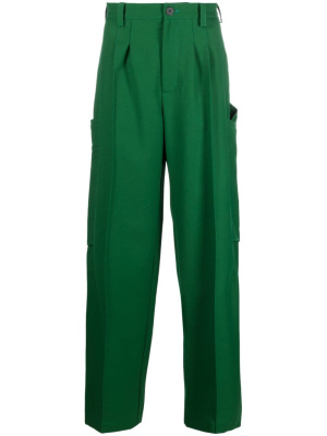 

Megara straight-leg wool trousers, Kiko Kostadinov Megara straight-leg wool trousers