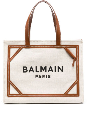 

B-Army 42 canvas tote bag, Balmain B-Army 42 canvas tote bag
