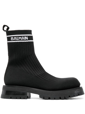 

Knitted chelsea ankle boots, Balmain Knitted chelsea ankle boots