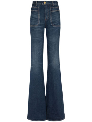 

High-waisted flared jeans, Balmain High-waisted flared jeans