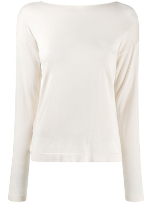 

Draped v-back top, Nina Ricci Draped v-back top
