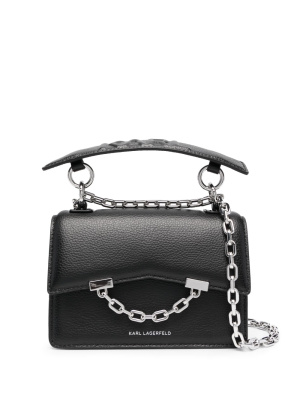

Mini leather crossbody bag, Karl Lagerfeld Mini leather crossbody bag