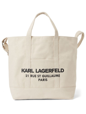 

RSG XI canvas tote bag, Karl Lagerfeld RSG XI canvas tote bag