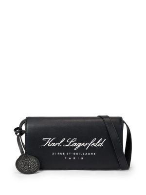 

Hotel Karl logo-print bag, Karl Lagerfeld Hotel Karl logo-print bag