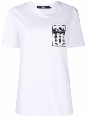 

K/Maison-print cotton T-shirt, Karl Lagerfeld K/Maison-print cotton T-shirt