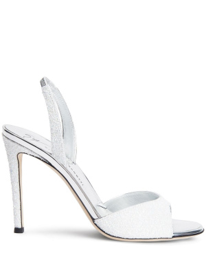 

Glitter high-heeled sandals, Giuseppe Zanotti Glitter high-heeled sandals
