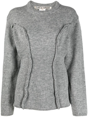 

Exposed-seam wool jumper, Comme Des Garçons Exposed-seam wool jumper