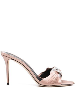 

Intriigo 100mm satin mules, Giuseppe Zanotti Intriigo 100mm satin mules