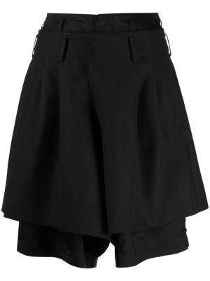 

Gathered-asymmetric-design shorts, Comme Des Garçons Gathered-asymmetric-design shorts