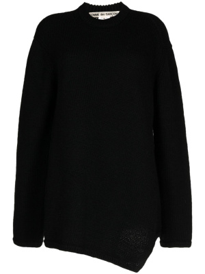 

Asymmetrical hem wool jumper, Comme Des Garçons Asymmetrical hem wool jumper