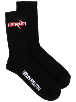 

Race Heron logo-intarsia socks, Heron Preston Race Heron logo-intarsia socks