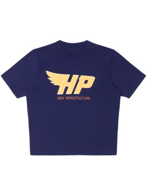 

Fly logo-print cotton T-shirt, Heron Preston Fly logo-print cotton T-shirt