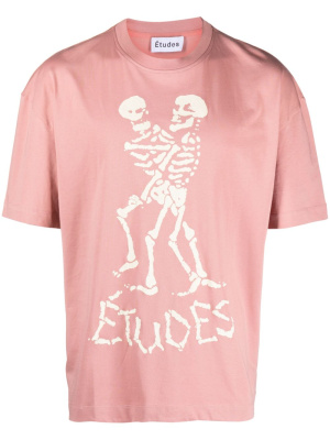 

Logo-print organic cotton T-shirt, Etudes Logo-print organic cotton T-shirt