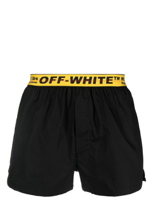 

Industrial logo tape shorts, Off-White Industrial logo tape shorts
