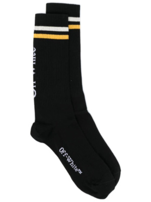 

Logo-print striped socks, Off-White Logo-print striped socks