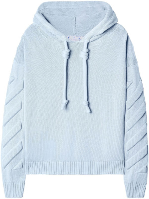 

3D Diag knit hoodie, Off-White 3D Diag knit hoodie