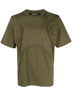 

X decorative-stitch cotton T-shirt, MISBHV X decorative-stitch cotton T-shirt