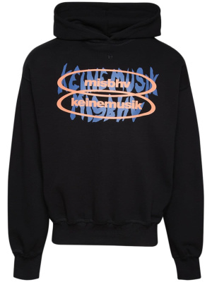 

X Keinemusik logo-print cotton hoodie, MISBHV X Keinemusik logo-print cotton hoodie