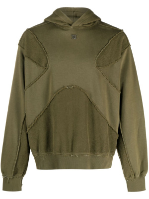 

Ripped-detail cotton blend hoodie, MISBHV Ripped-detail cotton blend hoodie