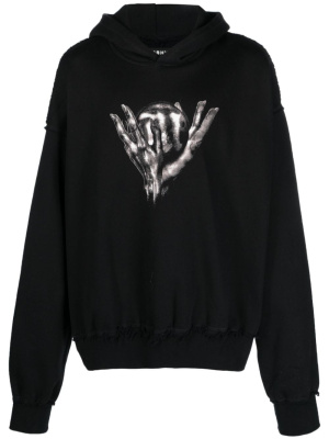 

The Dark Echo cotton hoodie, MISBHV The Dark Echo cotton hoodie