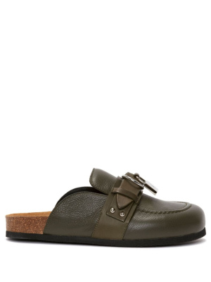 

Padlock leather mules, JW Anderson Padlock leather mules